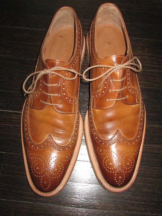 FRATELLI ROSSETTI Wing Top Leather Shoes Men\'s 9 1/2